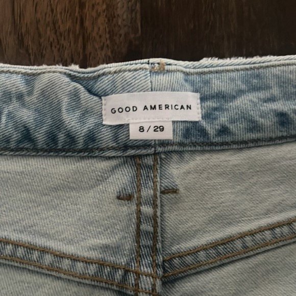 NWT Good American Flare Bottom Jeans - Picture 6 of 10